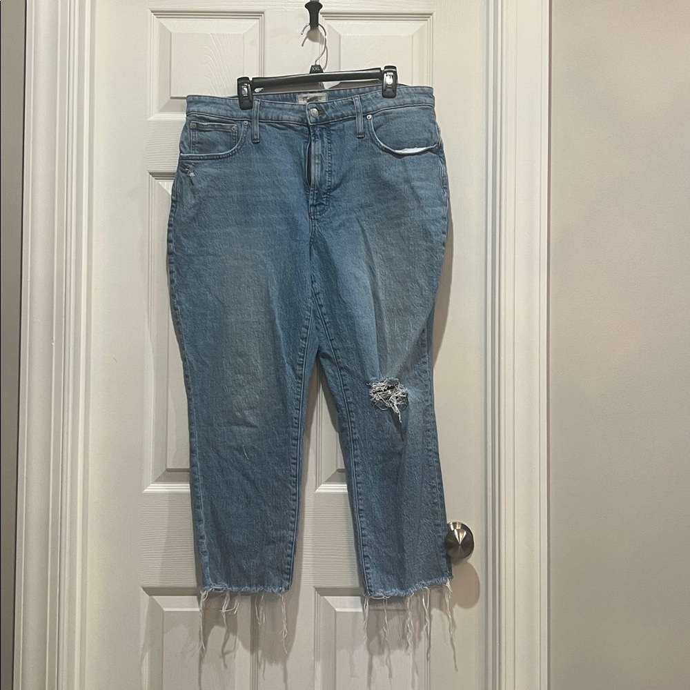 Madewell Classic Blue Denim Jeans - The Curvy Vintage Jean